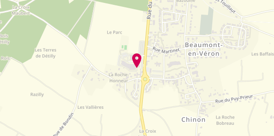 Plan de Coiff ' Elle et Lui, 6 Rue du parc, 37420 Beaumont-en-Véron