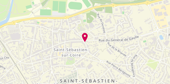 Plan de Espace Coiffure, 34 Rue du Général de Gaulle, 44230 Saint-Sébastien-sur-Loire