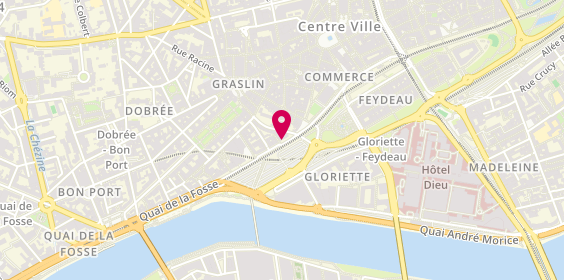 Plan de La Maison du Coiffeur, 13 Quai de la Fosse, 44000 Nantes