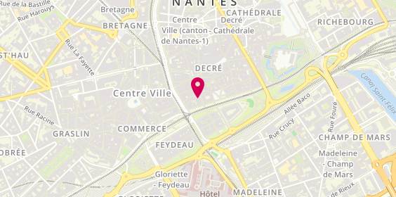 Plan de Dessange, 9 Rue de la Paix, 44000 Nantes