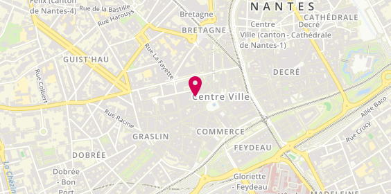 Plan de Au 9 Côté Cour, 9 Rue Contrescarpe, 44000 Nantes