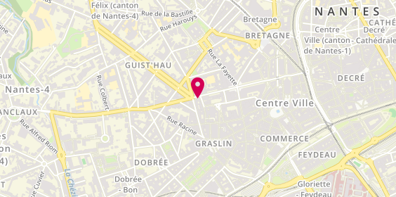 Plan de Jean Claude Biguine, 29 Rue du Calvaire, 44000 Nantes