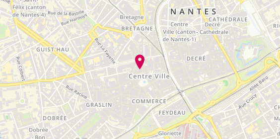 Plan de Agathe Coiffure Visagiste, 14 Rue des Vieilles Douves, 44000 Nantes