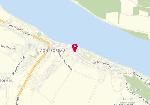 Plan de Le Salon, 8 place des Diligences, 49730 Montsoreau