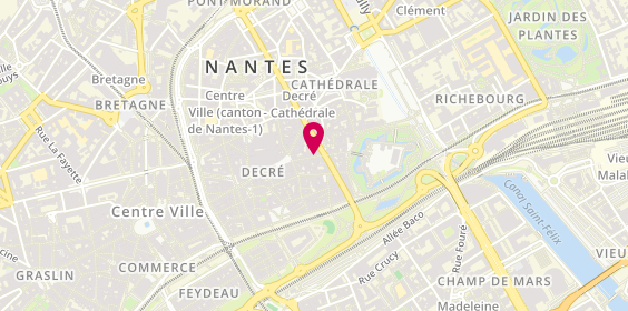 Plan de Sorong Coiffure homme barbier, 8 Rue du Château, 44000 Nantes