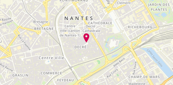 Plan de Coup de Peigne, 2 place du Pilori, 44000 Nantes