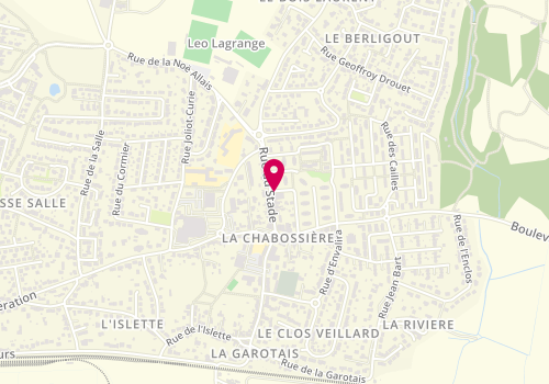 Plan de Le Comptoir de la Coiffure, 14 Rue du Stade, 44220 Couëron