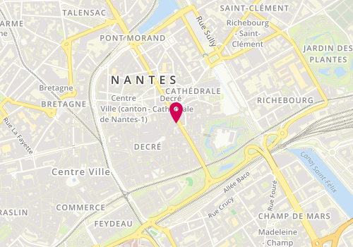 Plan de MESSIEURS, 17 Rue de Strasbourg, 44000 Nantes