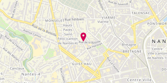 Plan de Figaro, 28 Rue de la Bastille, 44000 Nantes