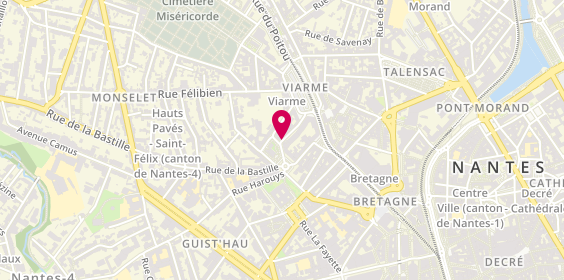 Plan de M. Le Hervet Henri, 14 Rue Joseph Caille, 44000 Nantes