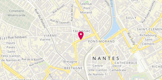 Plan de Isatis Coiffure, 35 Rue Jeanne d'Arc, 44000 Nantes