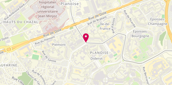 Plan de Double Mixte, Centre Commercial Île de France Zup Planoise, 25000 Besançon