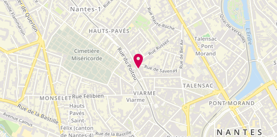 Plan de Atelier 8, 8 Rue des Hauts Pavés, 44000 Nantes