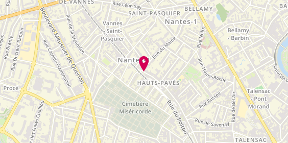 Plan de Alix Firmin, 56 Rue des Hauts Pavés, 44000 Nantes