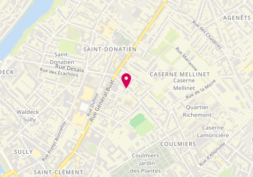 Plan de Coiffure Yves, 131 Rue de Coulmiers, 44000 Nantes