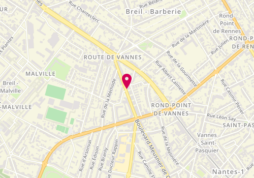 Plan de S V D K, 10 Boulevard Boulay Paty, 44100 Nantes