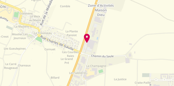 Plan de Izaromatic, Route Nationale 74 Centre Commercial Super U, 21220 Brochon