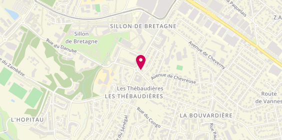 Plan de Neuilly Coiffure, 90 avenue des Naudières, 44800 Saint-Herblain