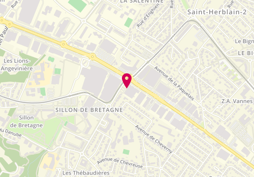 Plan de Coiffure Iii, 1 avenue des Thébaudières, 44800 Saint-Herblain