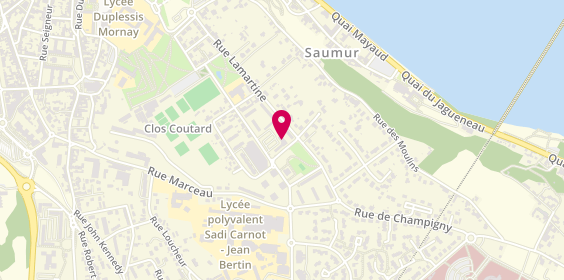 Plan de Relooking Coiffure, 40 Rue Jehan Alain, 49400 Saumur