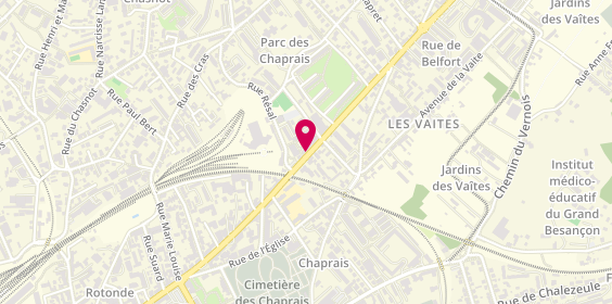 Plan de 16eme AVENUE, 123 Rue de Belfort, 25000 Besançon