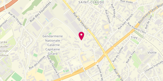 Plan de Coiffmag, 22 Rue Chaillot, 25000 Besançon