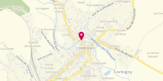 Plan de Ambiance Coiffure, 12 Rue du Petit Fort, 58800 Corbigny