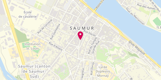 Plan de Le Boudoir Saumurois, 33 Rue du Portail Louis, 49400 Saumur