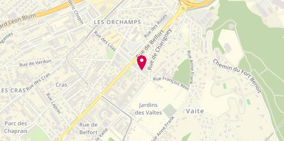 Plan de Nouvel' Ere Coiffure, 4 Rue Auguste Lebeuf, 25000 Besançon