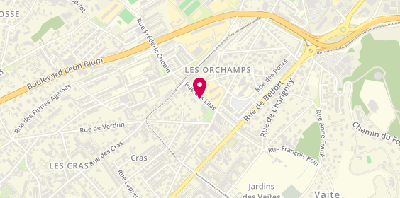 Plan de Marilore Styl’, 15 Rue des Lilas, 25000 Besançon