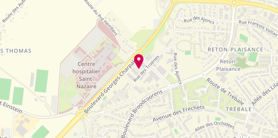 Plan de La Clinique du Cheveu, Batiment Cap Sante
10 Rue des Troènes 2.Etag, 44600 Saint-Nazaire