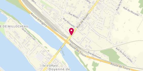 Plan de Feeling Coiffure, 4 Rue de Rouen, 49400 Saumur