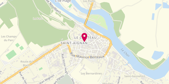 Plan de Les Couleurs d'Isa, 34 Rue Constant Ragot, 41110 Saint-Aignan