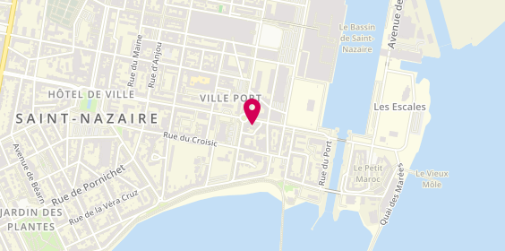 Plan de Abadji Coiffure, 23 Boulevard Rene Coty, 44600 Saint-Nazaire