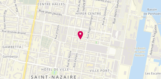 Plan de Coiffure Mag'style, 56 Rue d'Anjou, 44600 Saint-Nazaire