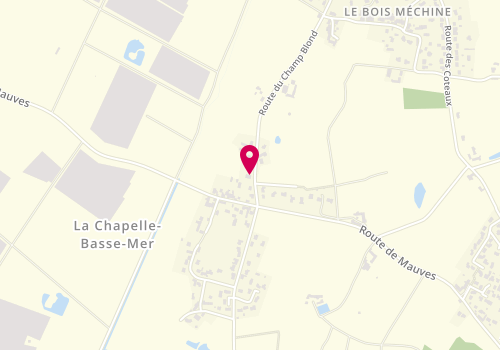 Plan de Coiffure à Domicile Sophie, 7 Route du Champ Blond, 44450 Divatte-sur-Loire