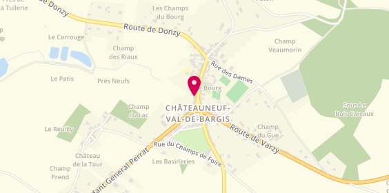 Plan de Cindy Coiffure, 5 Grande Rue, 58350 Châteauneuf-Val-de-Bargis