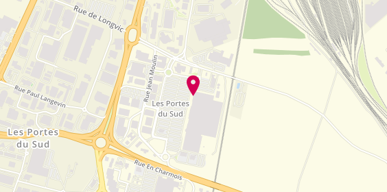 Plan de Jean Louis David, Rue de Longvic C.cial Géant Casino, 21300 Chenôve
