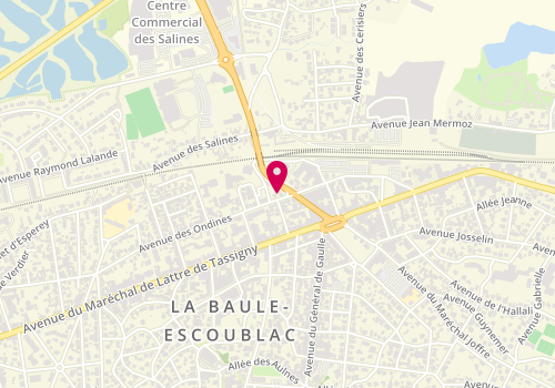 Plan de La Baule beauté, 113 avenue des Ondines, 44500 La Baule-Escoublac