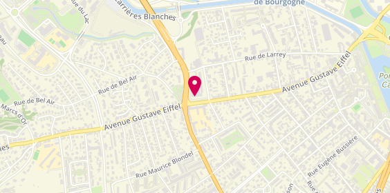 Plan de Coiffure Eiffel, 110 avenue Gustave Eiffel, 21000 Dijon