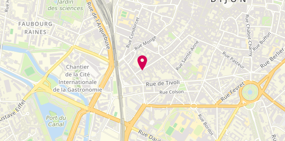 Plan de Rayan Coiffure, 91 Rue Berbisey, 21000 Dijon