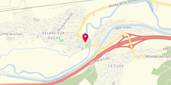 Plan de Ib Coiffure Esthetique, Route des 3 Ponts, 21370 Velars-sur-Ouche