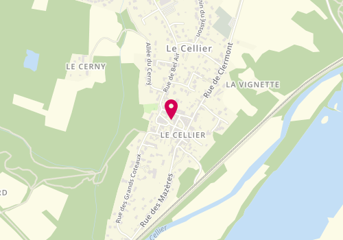 Plan de Coiffure Ton Sur Ton, 5 place Saint-Méen, 44850 Le Cellier
