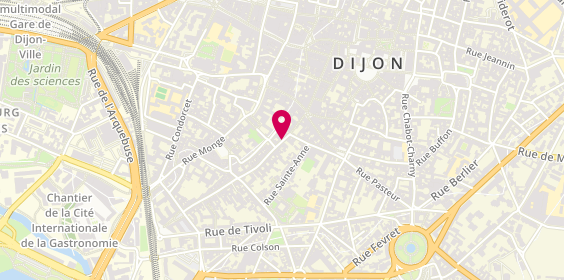 Plan de Street Coiffure, 22 Rue Berbisey, 21000 Dijon