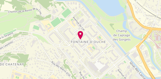 Plan de Chez Fouad, 61 avenue du Lac, 21000 Dijon