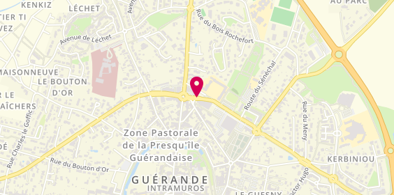 Plan de Les Ciseaux d'Adeline, 1 avenue Anne de Bretagne, 44350 Guérande