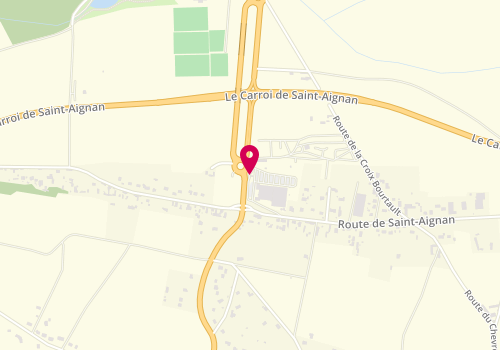 Plan de Lox Coiffure, 3 Route Départementale -Pt Montparnasse, 41400 Faverolles-sur-Cher