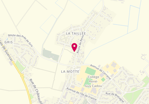 Plan de Pascale Coiffure, 9 Route de Revin, 44550 Montoir-de-Bretagne