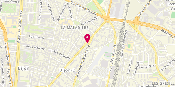 Plan de Le Salon de Marine By Marine FADLI, 40 avenue Aristide Briand, 21000 Dijon