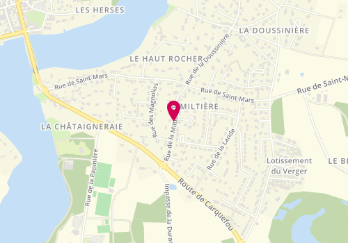 Plan de Elodie Coiffure, La Marvilliere, 44240 Sucé-sur-Erdre